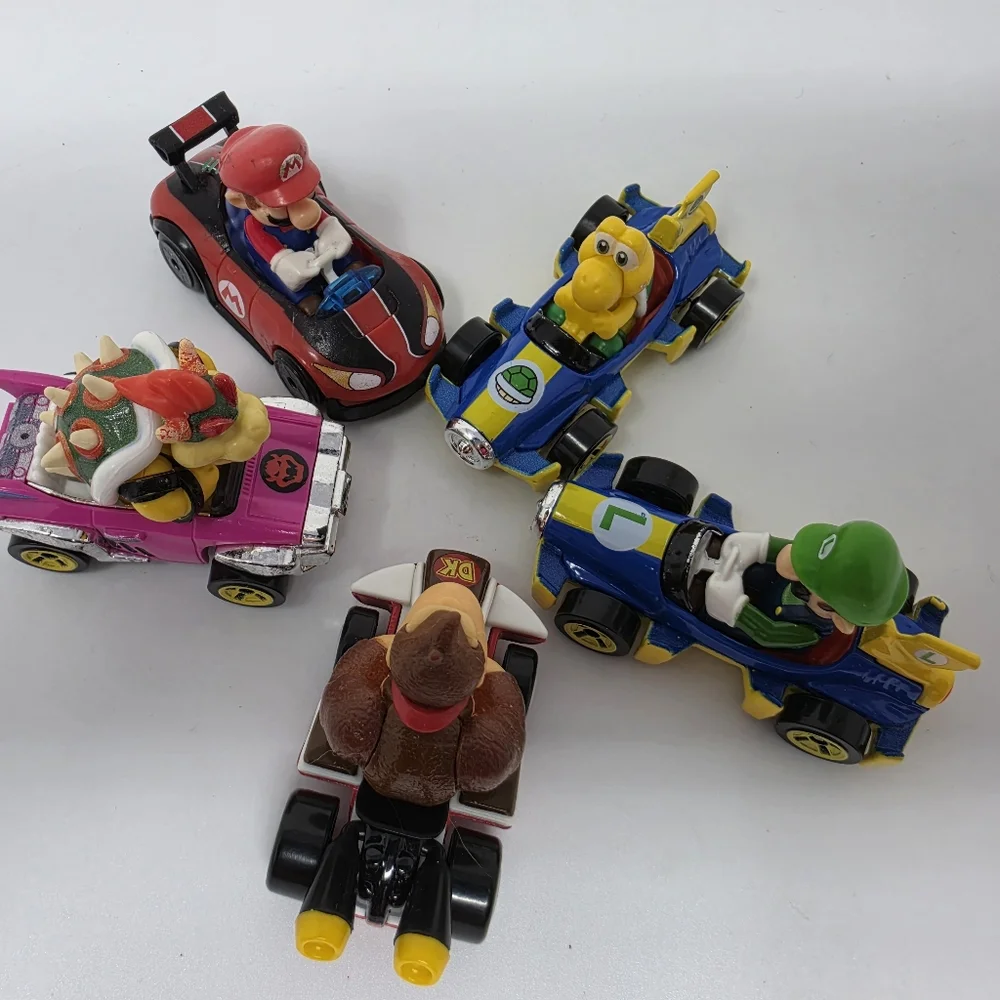 Nintendo Mario Brothers Diecast Die-cast Toy Lot of  5